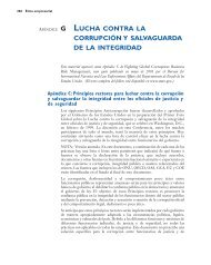 corrupción y salvaguarda de la integridad