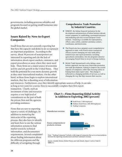 National Export Strategy 2002 - International Trade Administration ...