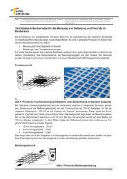 Textilbasierte Sensornetze für die Messung von Belastung und ...