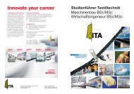 Studienführer - Institut für Textiltechnik - RWTH Aachen