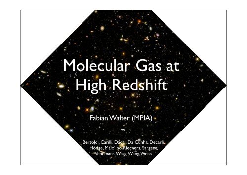 Molecular Gas at High Redshift