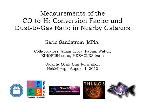 Measurements of the CO-to-H 2 Conversion Factor and Dust-to-Gas ...