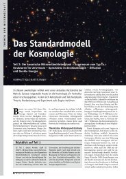 Das Standardmodell der Kosmologie, Teil 2 - Institut fÃ¼r ...