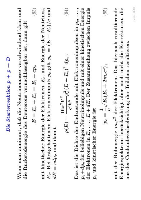 Wasserstoffbrennen (pp-Kette) - Institut fÃ¼r Theoretische Astrophysik