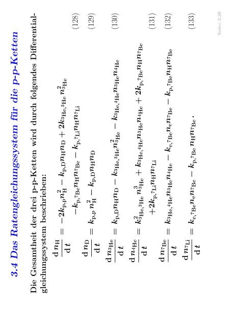 Wasserstoffbrennen (pp-Kette) - Institut fÃ¼r Theoretische Astrophysik