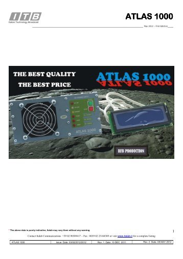 atlas 1000 - Italab