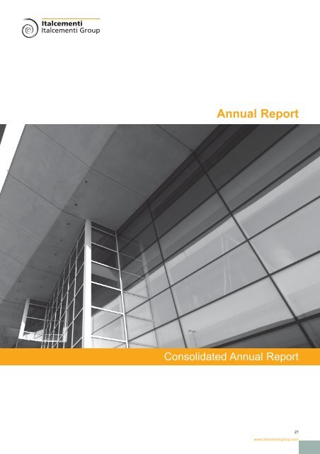 2011 Annual Report - Italcementi Group