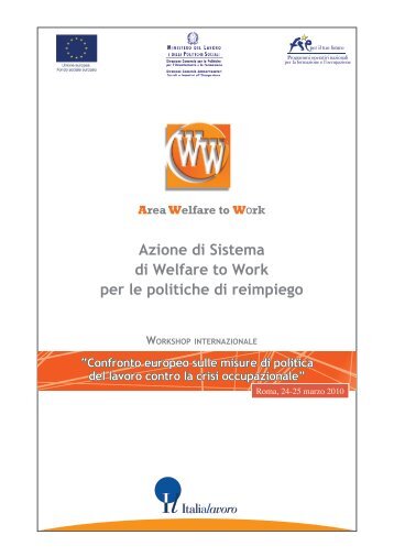 Azione di Sistema di Welfare to Work per le politiche ... - Italia Lavoro