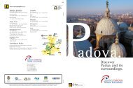 Discover Padua and its surroundings.