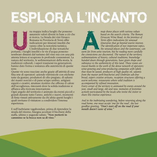 ESPLORA L'INCANTO - Strada dei Vini