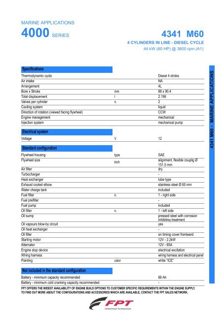 4341 M60 - Ital Parts Group