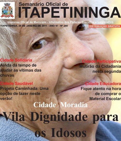 Cidade Moradia - Prefeitura Municipal de Itapetininga - Governo do ...