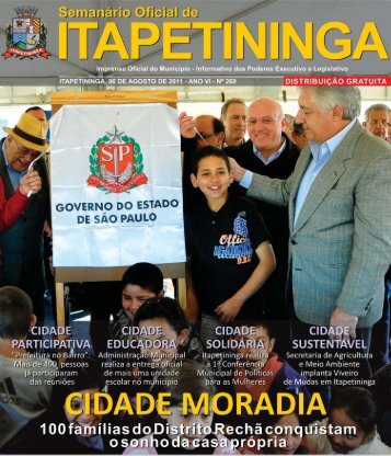 cidade educadora - Prefeitura Municipal de Itapetininga