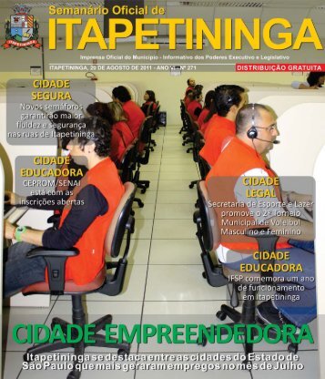 Editorial - Prefeitura Municipal de Itapetininga