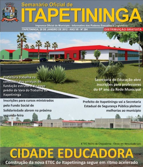 Foto da Semana - Prefeitura Municipal de Itapetininga - Governo do ...