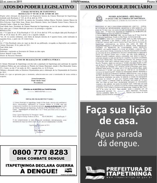 Editorial - Prefeitura Municipal de Itapetininga