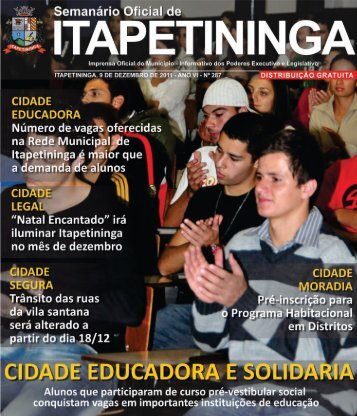 cidade legal - Prefeitura Municipal de Itapetininga