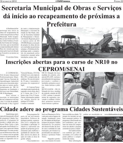 Secretaria Municipal de PromoÃ§Ã£o Social oferece cursos gratuitos ...