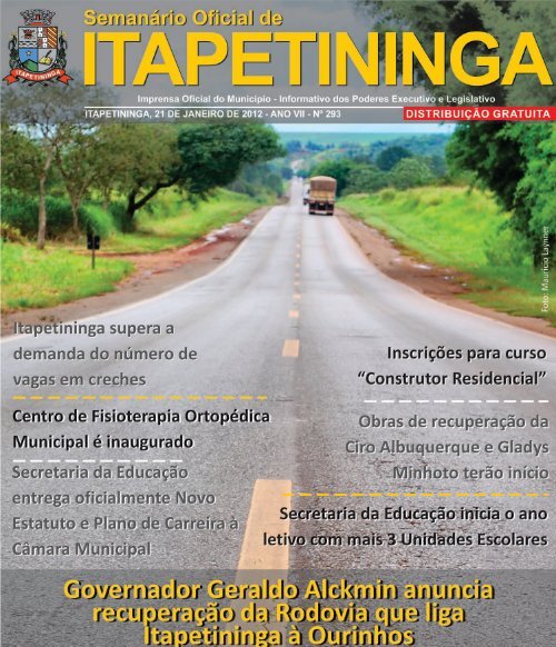 Cidade Educadora - Prefeitura Municipal de Itapetininga - Governo ...