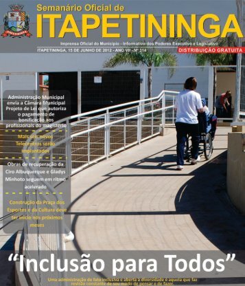 Projeto - Prefeitura Municipal de Itapetininga - Governo do Estado ...