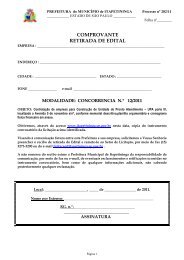 COMPROVANTE RETIRADA DE EDITAL - Prefeitura Municipal de ...