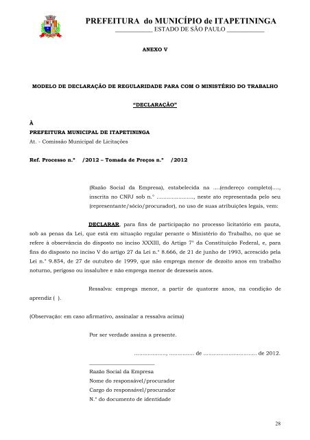 ContrataÃ§Ã£o de empresa especializada para a orientaÃ§Ã£o e ...