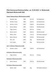 Pfalz-Hammerwurfmeisterschaften am 01.05.2012 in ... - DRTV
