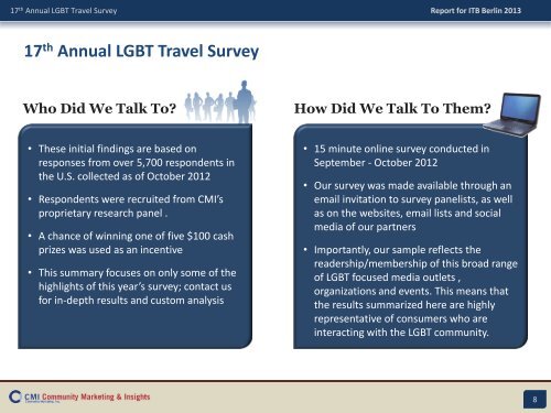 Gay and Lesbian Tourism - ITB Berlin Kongress