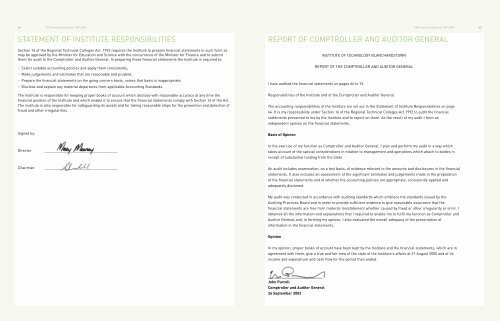 Directors' Report and Financial Statements Structures and Statistics ...