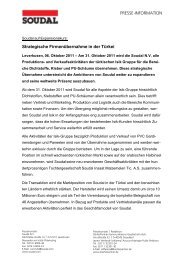 111006 PI Strategische Firmenübernahme Isik - Dörfer/Partner