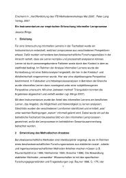 Instrumentarium zur Erforschung informeller Lernprozesse (pdf)