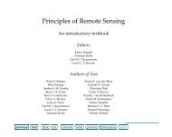 Principles of Remote Sensing - ITC