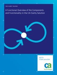 A Functional Overview of the Components and Functionality in the ...