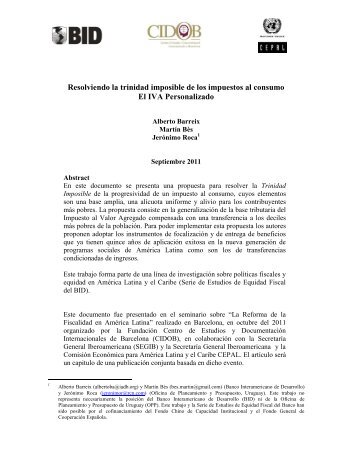 Resolviendo la trinidad imposible de los impuestos al consumo El ...