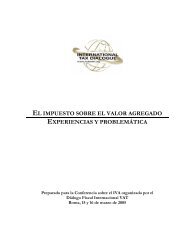 El Impuesto sobre el Valor Agregado - International Tax Dialogue