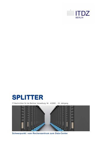 SPLITTER - IT-Dienstleistungszentrum Berlin