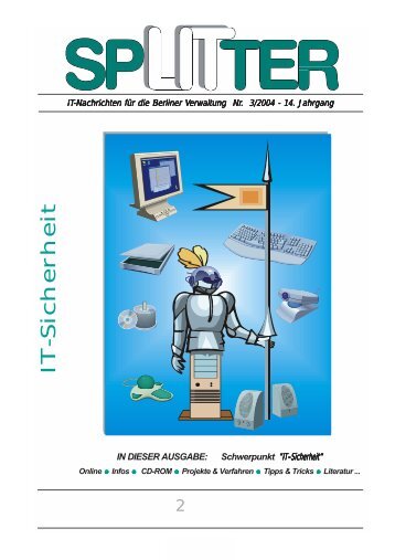 3. Ausgabe: IT-Sicherheit (PDF) - IT-Dienstleistungszentrum Berlin