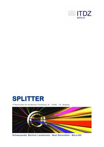 SPLITTER - IT-Dienstleistungszentrum Berlin