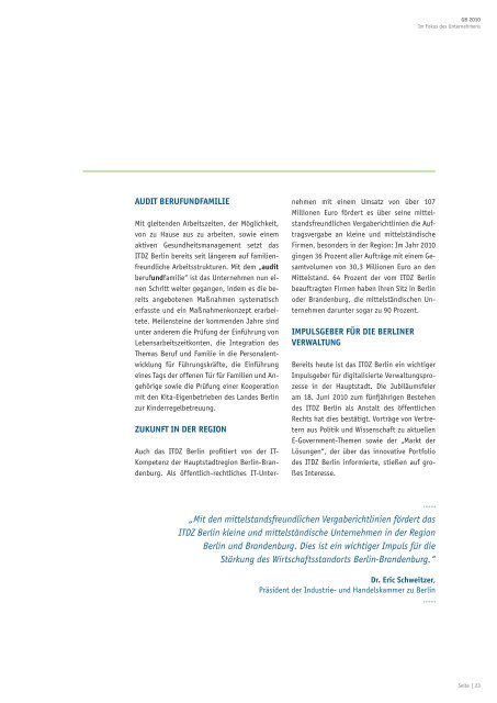 2010 (PDF) - IT-Dienstleistungszentrum Berlin