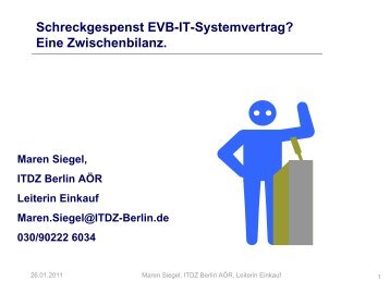 Schreckgespenst EVB-IT-Systemvertrag? Eine Zwischenbilanz.