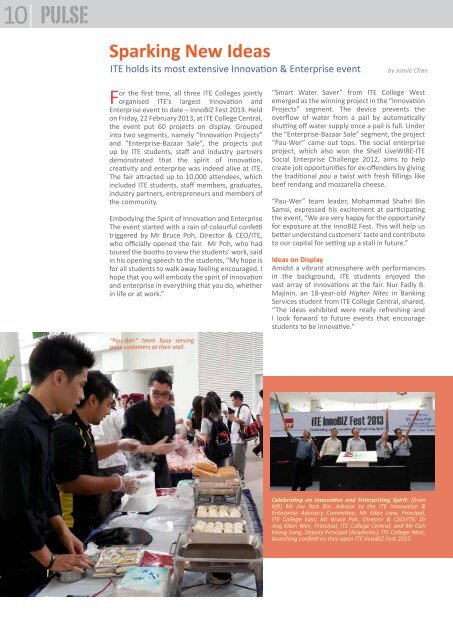 infinITE Issue 116 - Institute of Technical Education