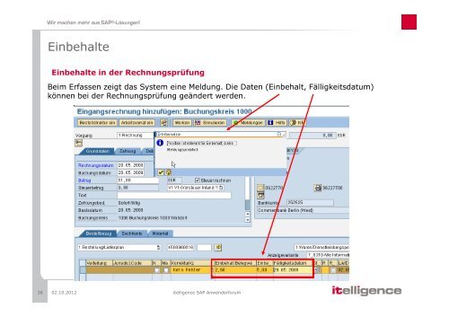 Erweiterungen in der Beschaffung - Itelligence AG