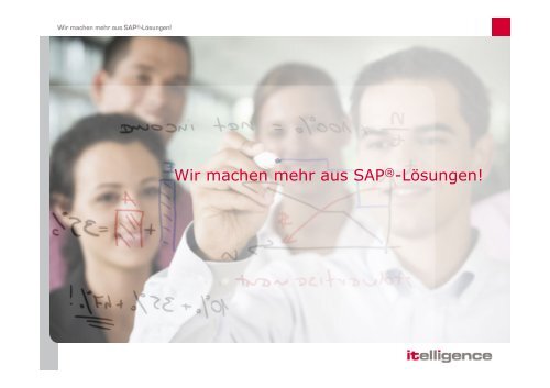 Erweiterungen in der Beschaffung - Itelligence AG