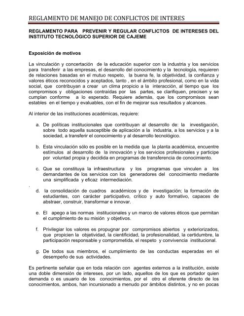 PROCEDIMIENTO DE CONSULTORIA Y CONTRATO - Instituto ...