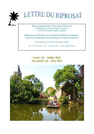 Lettre 24 â Juillet 2011 Newsletter 24 â July 2011 - Itg