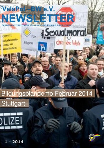 Bildungsplandemo Februar 2014 Stuttgart