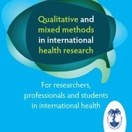 Qualitative and mixed methods in international health research - Itg