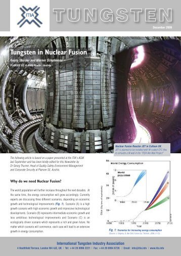 December 2009 - International Tungsten Industry Association