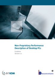 Non-Proprietary Performance Description of Desktop PCs
