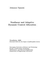Nonlinear and Adaptive Dynamic Control Allocation - NTNU
